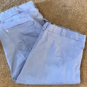 Periwinkle capri pants